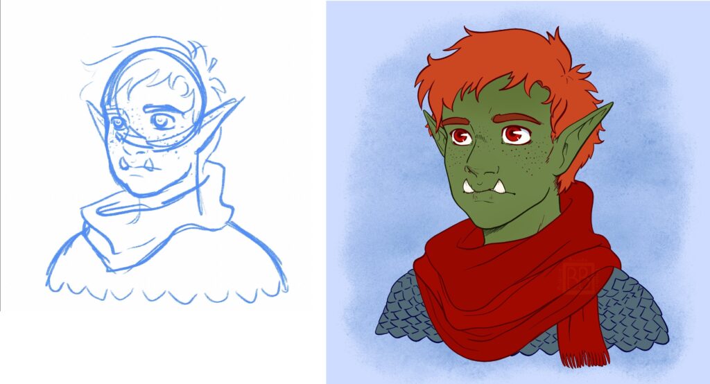 Half Orc - Babbling Babs
